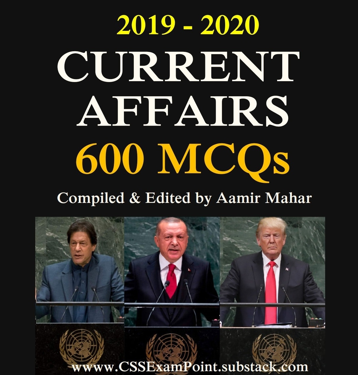 Current Affairs, 600 MCQs (2019- 20)